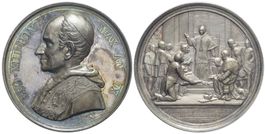 Rom, Leo XIII., Silbermedaille AN IX (1886)