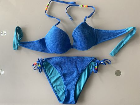 Maillot de bain Calzedonia bleu turquoise, comme neuf! (53)