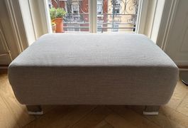 (Sofa) Hocker beige, 95 x 65 x 40 cm