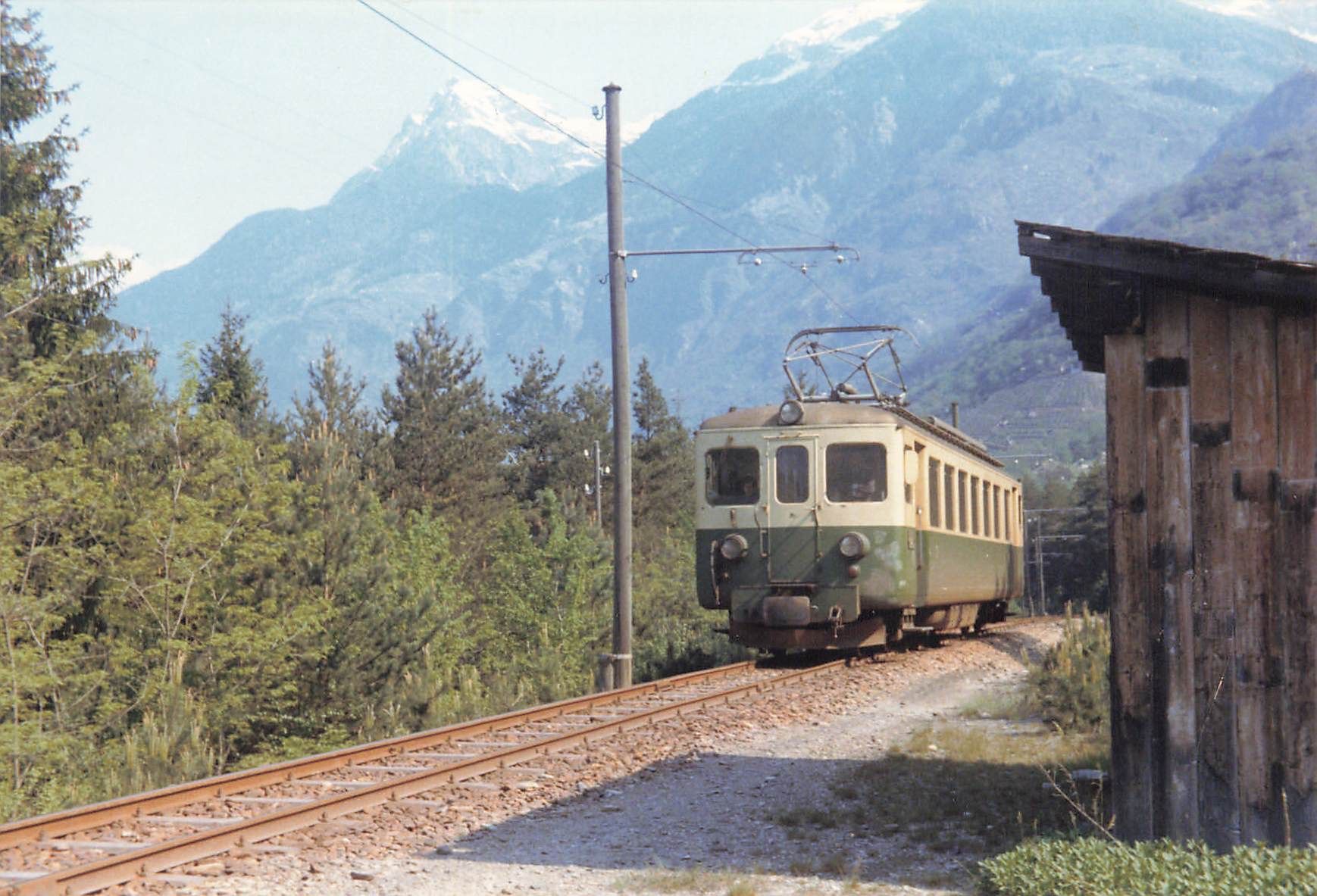 Cartoline postali: Biasca Acquarossa B.A. Tram Straßenbahn – Usato da Biasca venduto da Blenio71