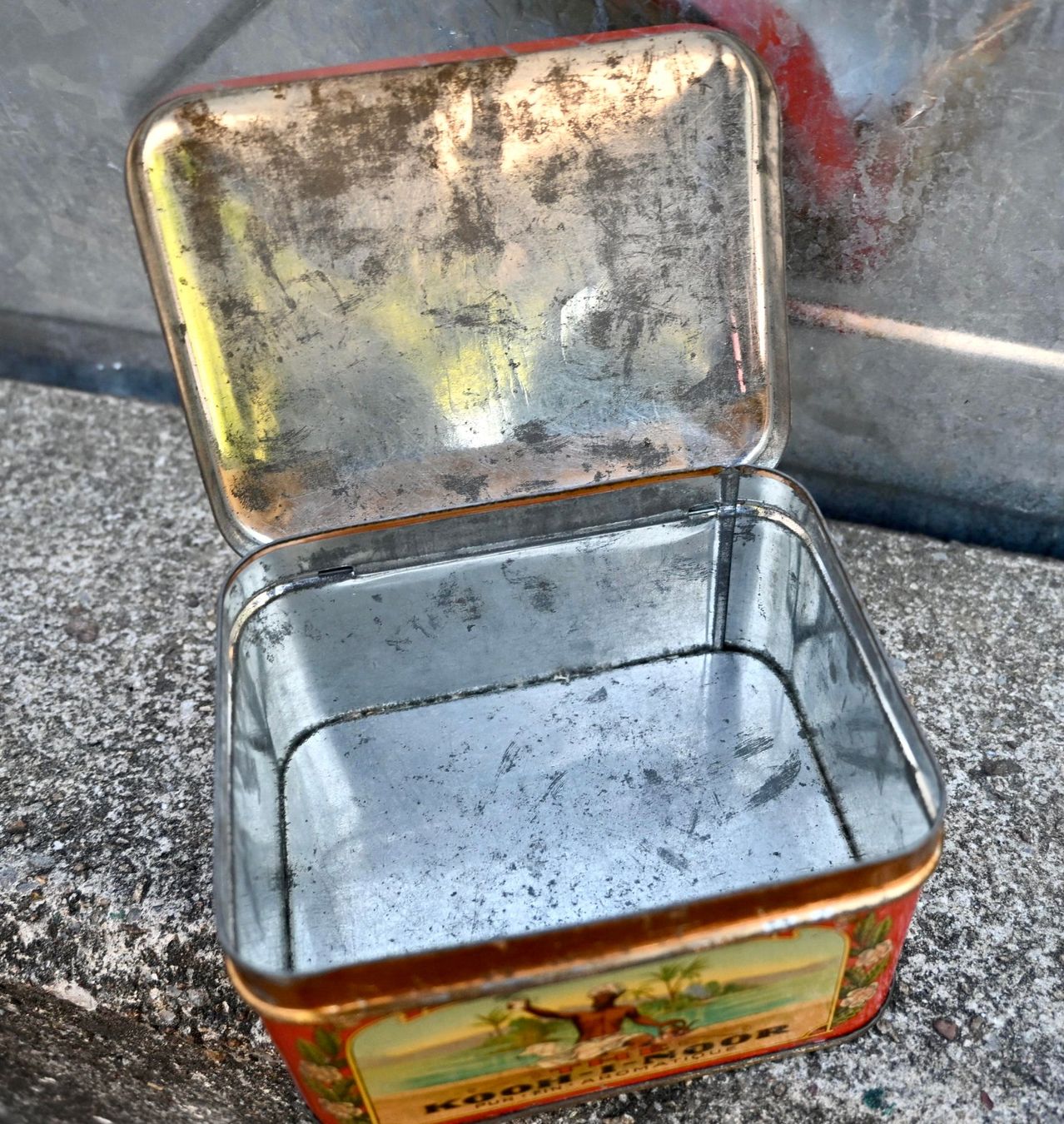 Barattoli: alte Blechdose Teedose QUAKER TEA Kooh-I-Noor – Usato da Pfaffhausen venduto da mono_rec 8