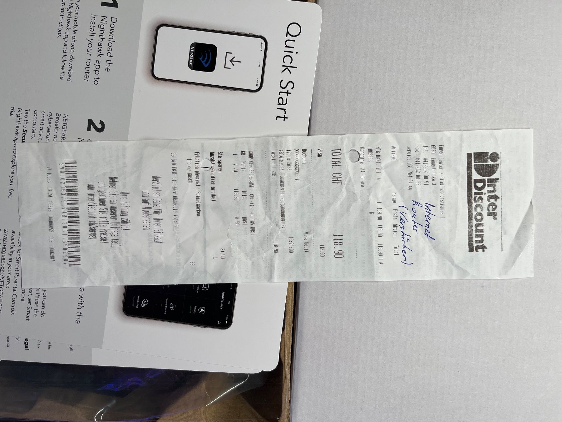 Netgear Modem & Router: Netgear Wifi 6 Router AX1800 – Usato da Werthenstein venduto da Noeschuu 6