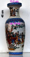 Asiatische Porzellan Vase bemalt 45 cm Höhe gut erhalten
