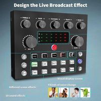 Audio Mixer Live Sound Streaming Recording Tiktok Bluetooth