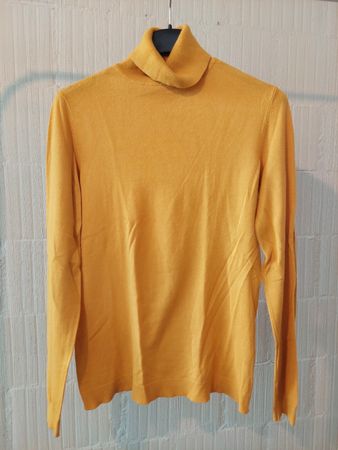 VILA Damen Rollkragen-Pullover senfgelb Gr. S