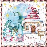 Serviette gnom family (1542) 2Stk.