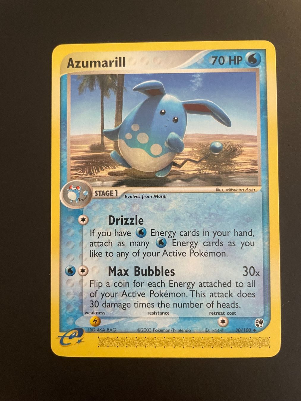 Pokémon Cartes à collectionner: Azumarill Sandstorm 30/100 – D'occasion à Zürich par pokemon_cards