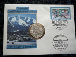 Nordische Ski-Weltmeisterschaften Medaille 