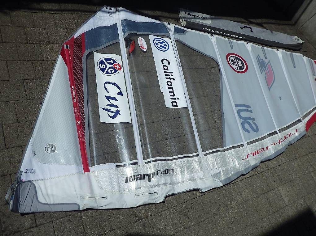 Surf: Windsurfsegel  North Sails Warp 7,8 – Usato da Dozwil venduto da Memsel3