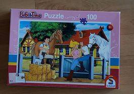 SCHMIDT *BIBI & TINA - PUZZLE* 100T./VOLLST./19 X 27CM