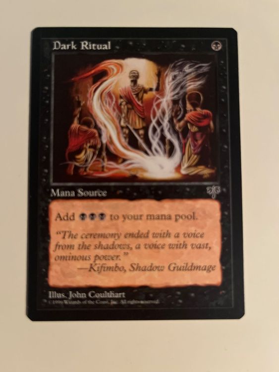 1 x Dark Ritual - Magic: The Gathering - MtG (Gebraucht) in Kriens für ...