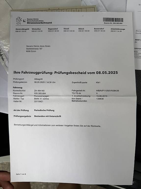 BMW Automobili: BMW X1 xDrive18d, MFK 08.2025 – Usato da Zürich venduto da jes_7y5f 4