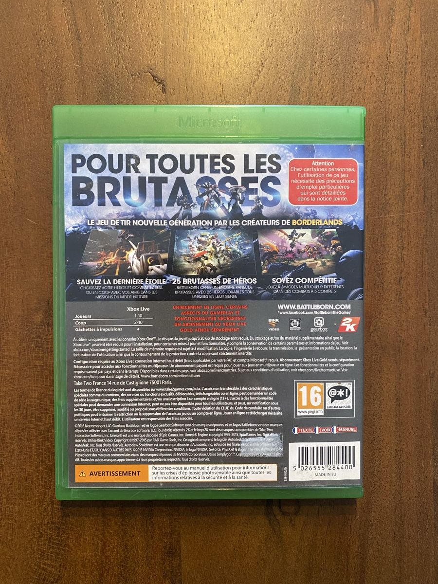 Microsoft Giochi: Battleborn für Xbox One – Usato da Thunstetten venduto da Virus_33 2
