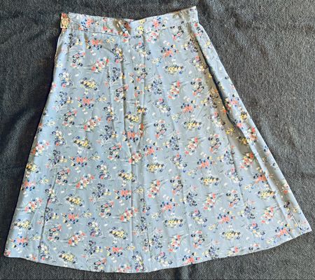 Très jolie jupe longue à fleurs vintage taille S
