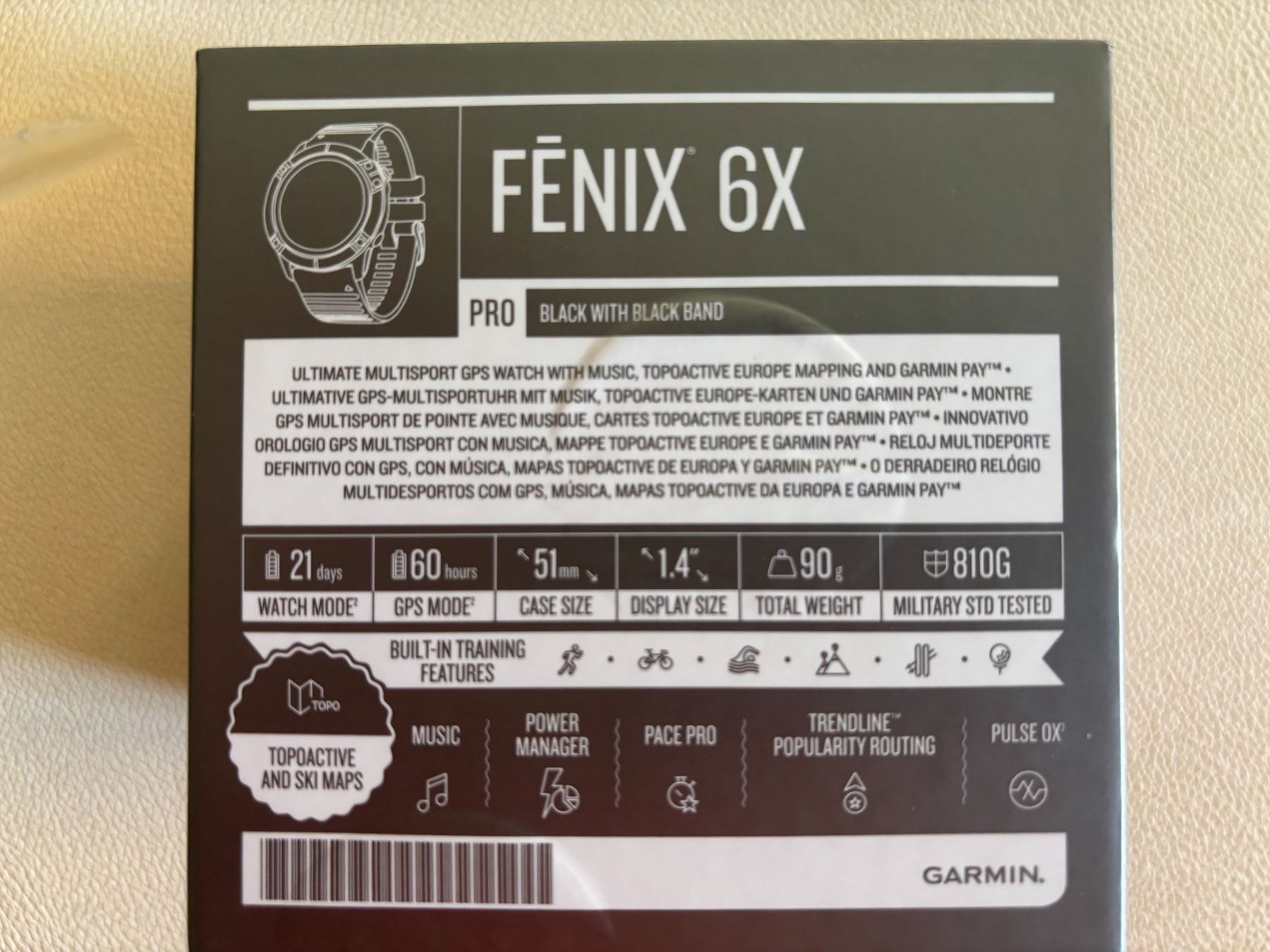 Garmin Smartwatch: GARMIN Fenix 6X – D'occasion à Herrliberg par Nidan1 4