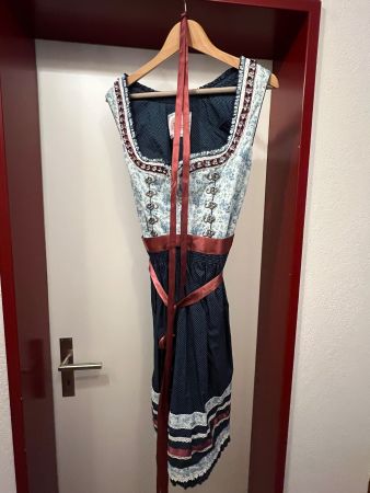 MarJo Dirndl, Grösse 44, blau/weiss