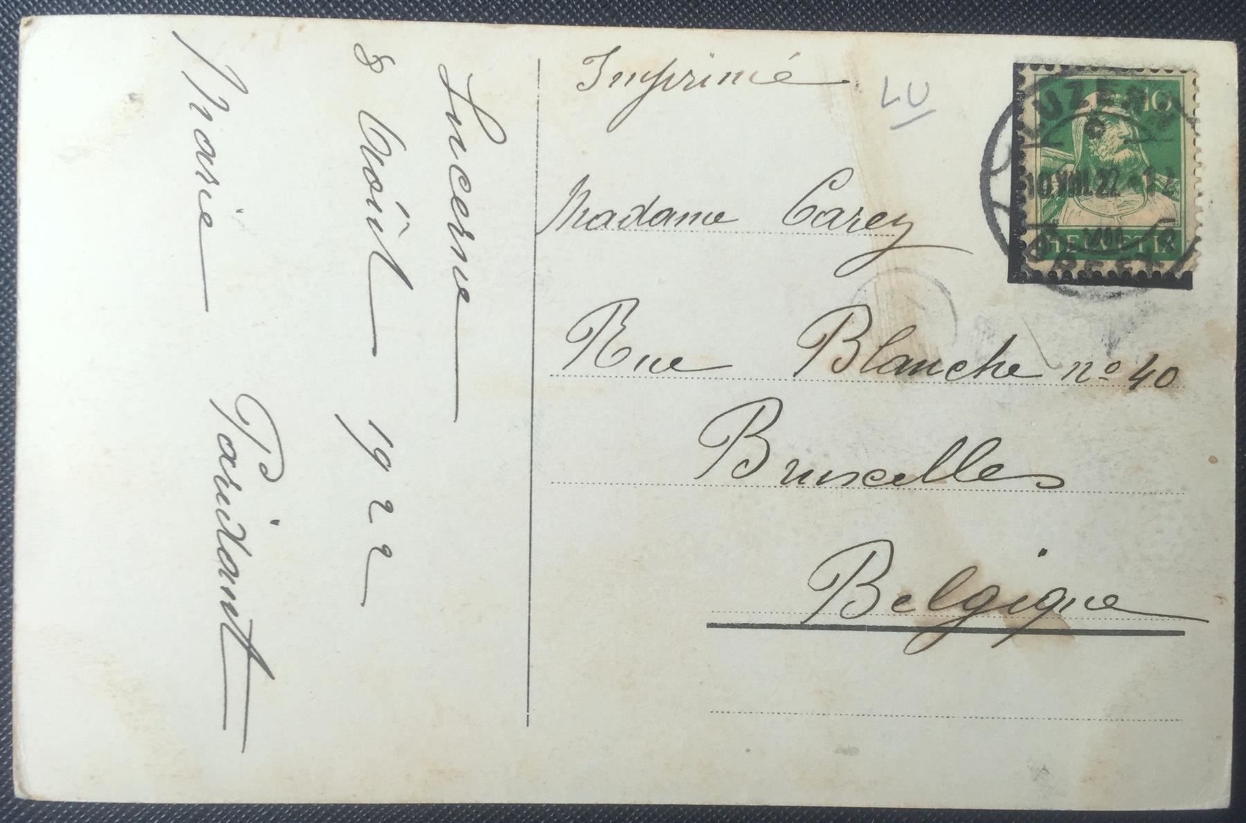 Cartes postales: LUZERN Pilatus, Rasierklingenstempel – D'occasion à Jona par philajona 1