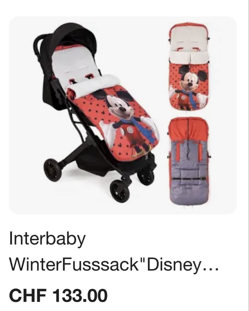 Sacs de couchage: Kinderwagen Fusssack Disney - NEU – Neuf avec emballage d'origine à Züberwangen par Celina_ 4