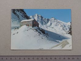 Saas Tal, Britannia Hütte SAC, Poststempel Saas Grund