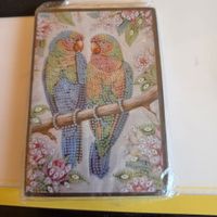 DIAMOND PAINTING NOTIZ HEFT PAPAGEIEN