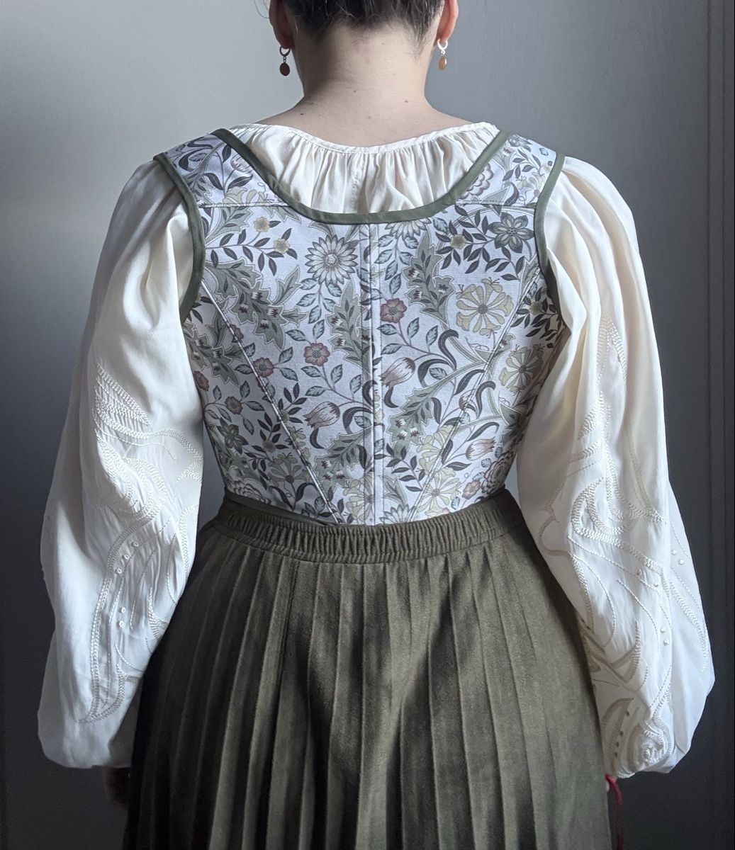 Top: Korsett mit Stomacher / Barock/ cottagecore – Nuovo e nell'imballaggio originale da Oensingen venduto da Chicotus 3