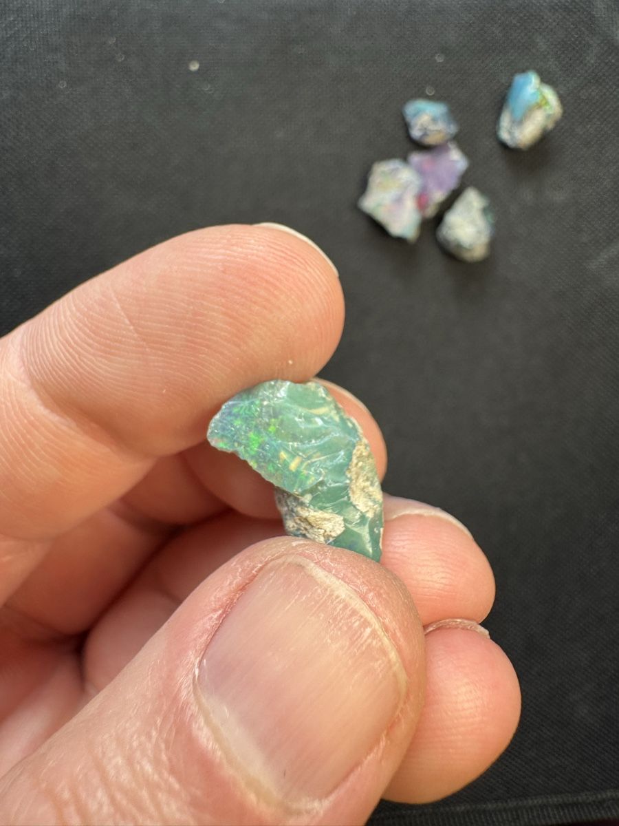 Pietre preziose: Äthiopische Schwarzopal lot 44.45ct – Nuovo e nell'imballaggio originale da Wängi venduto da Horus90 6
