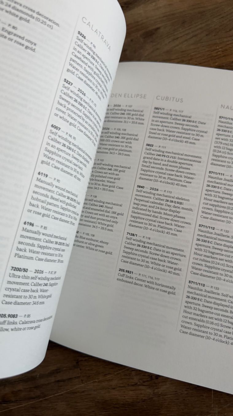 Patek Philippe Montres: Patek Philippe 2026 Catalogue – Neuf avec emballage d'origine à Lugano par bad_2t9b 8
