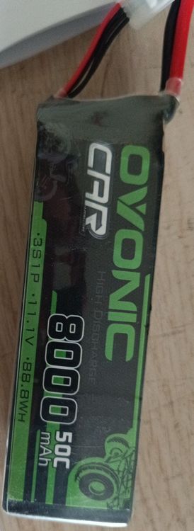 Ovonic 11.1V 3S 50C 3000mAh Lipo Akku mit Deans für RC Auto
