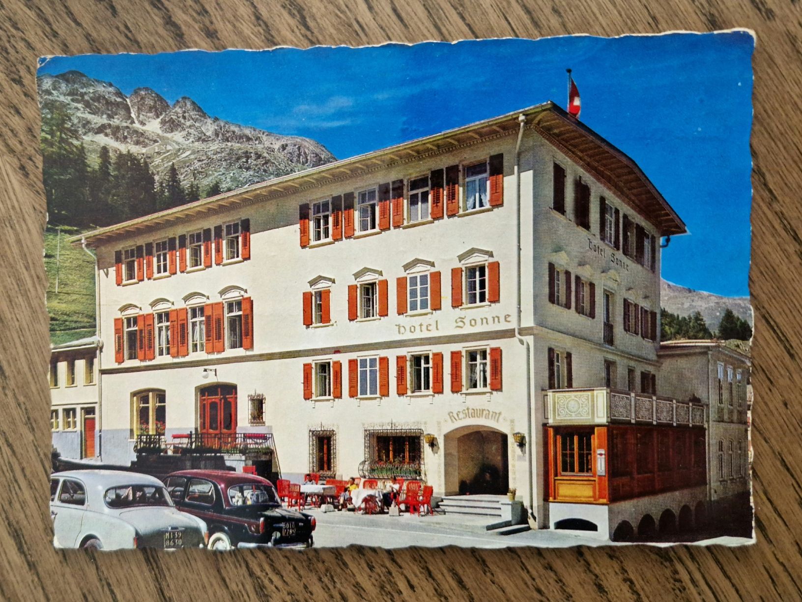 Cartoline postali: Hotel Sonne, Silvaplana 1967 – Usato da Ebikon venduto da Donar50