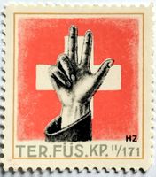 Soldatenmarke 2.WK, Ter Füsilier Kp II/171, Wi Ter 331