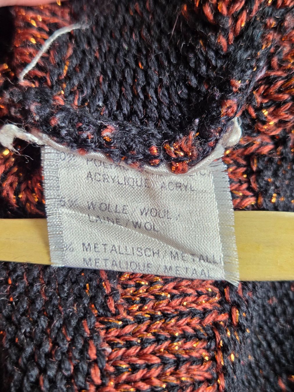 Maglioni & Felpe: Vintage FRAPP Glitzer Strickpullover 90er - ca. L – Usato da Bern venduto da SecondSpirit 5
