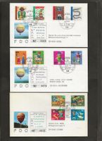 FDC Ballon 1971 1972 3 Belege Deutschland  Luftpost