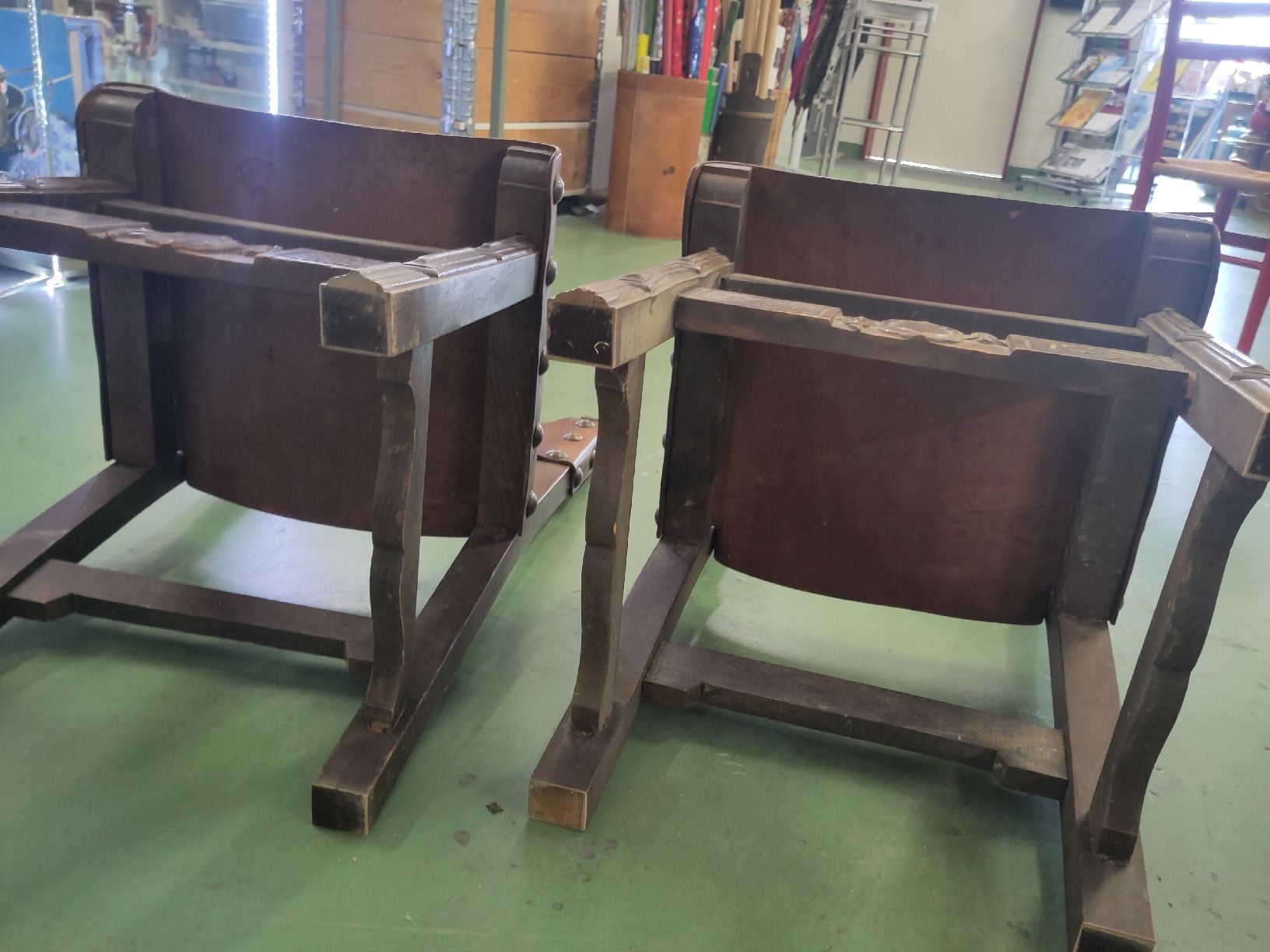 Sedie: Spanisches Stuhl-2er Set Lederbezug – Usato da Pratteln venduto da Cartonsducoeur_bl 8