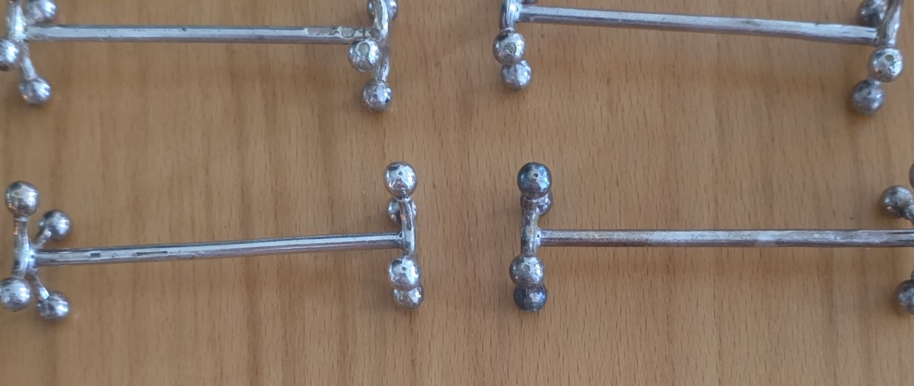 Pinze: 8 Antike Besteckbänke, Vintage Silber – Usato da Binningen venduto da Hofka64
