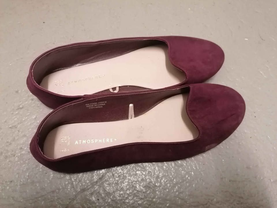 Scarpe da donna: Weinrote Ballerinas Gr. 39 – Usato da Nänikon venduto da Manta87