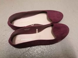 Weinrote Ballerinas Gr. 39