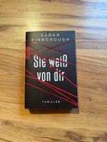 Sarah Pinborough - Sie weiss von dir (Thriller)