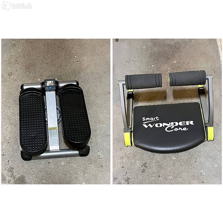 Hometrainer: Stepper Sportgerät +     THANE WonderCore Smart Bauchtrainer – Gebraucht aus Zuchwil von