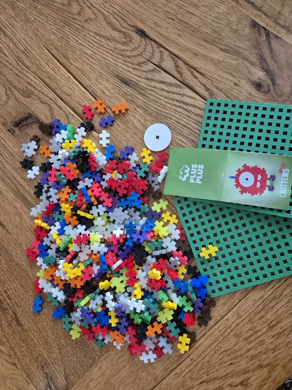 Kit di costruzioni: Plus Plus Bausteine bunt mit Bauplatten neu, ohne verpackung – Nuovo (secondo la descrizione) da Luzern venduto da michschm7 3
