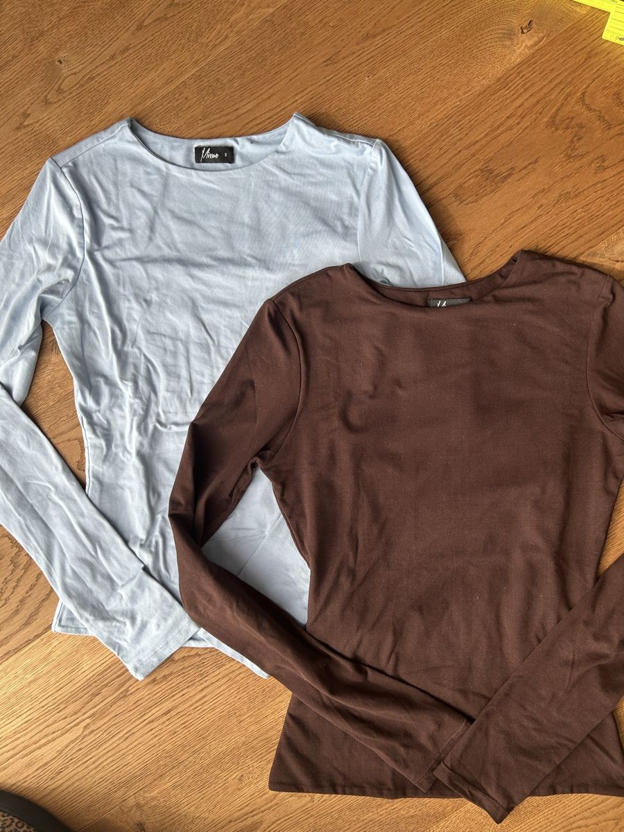 Maglioni & Felpe: Langärmelige Pullover in 2er Set, hellblau und grau, S – Usato da Bern venduto da rakuten73 1
