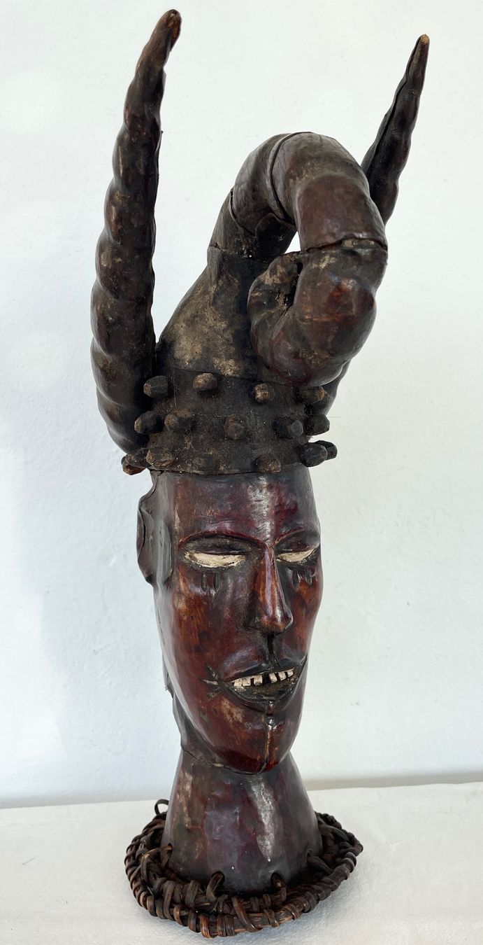 Skulpturen & Statuen: seltene antike Kult Skulptur Ekoi Figur Nigeria 38 cm – Gebraucht aus Rüthi (Rheintal) von Kunsthaus777 6