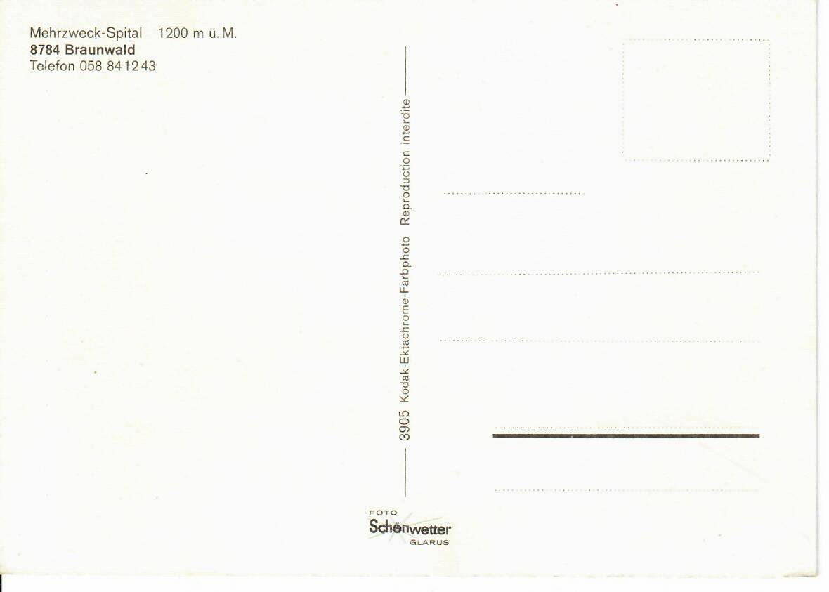 Cartes postales: Braunwald – D'occasion à Hochdorf par Ziegel-16 1