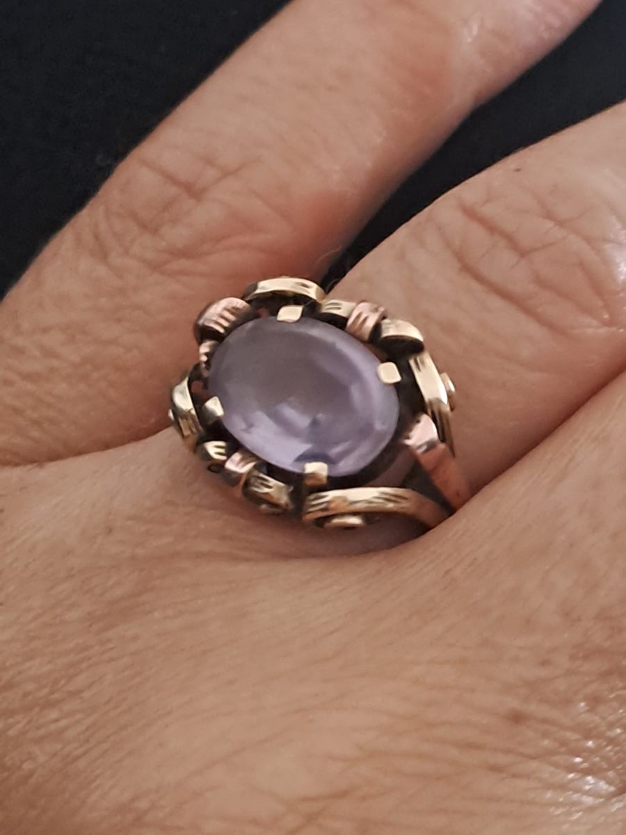 Anelli: Goldring 14 Karat mit Amethyst – Usato da Muri b. Bern venduto da Ameliaa83 4