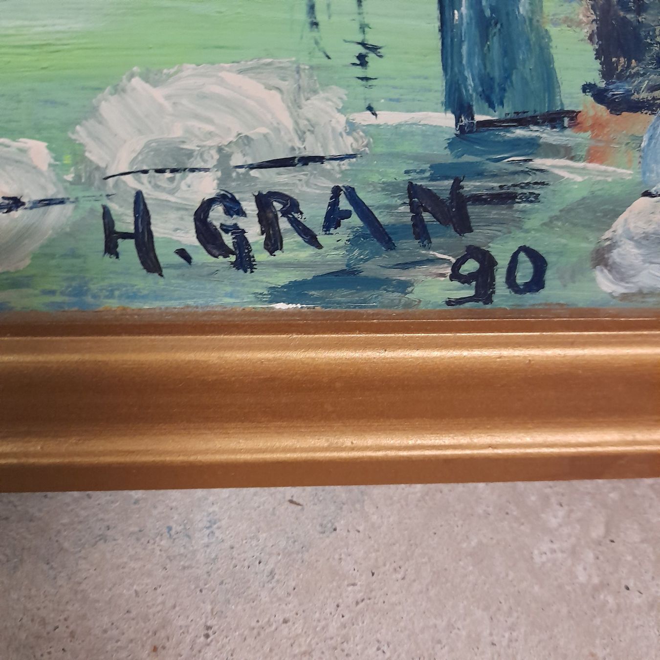 Dipinti: Gemälde H Gran, Bek-Gran, Hermann – Usato da Orpund venduto da 118302 1