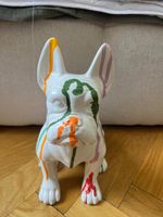 Chien bulldog en céramique