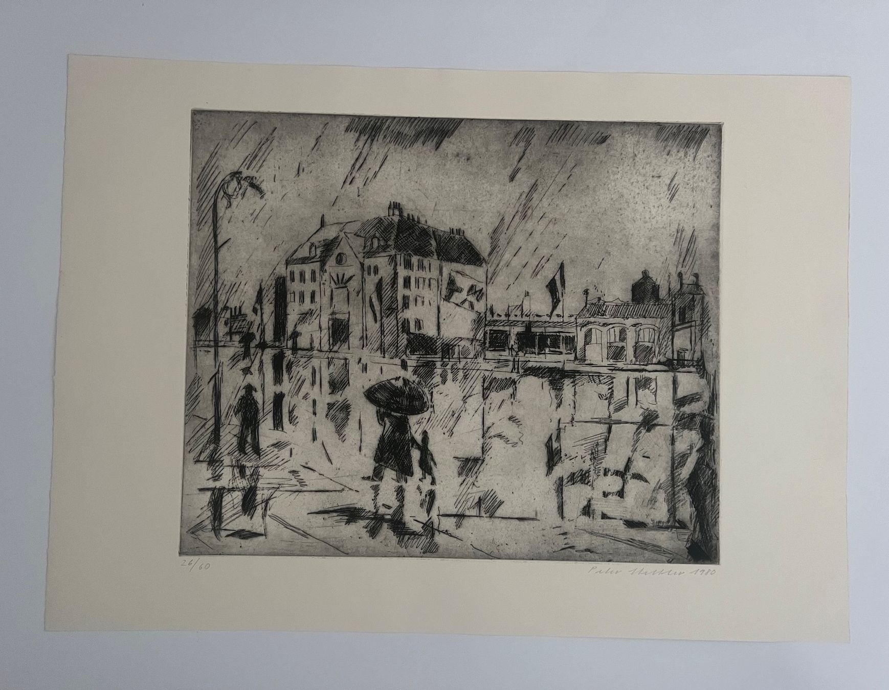 Arts picturaux & lithographies: Peter Stettler, handsigniert und nummeriert – D'occasion à Rain par Pic-Ass 1