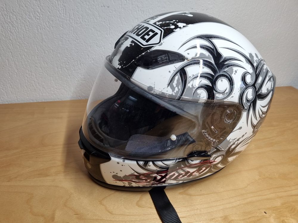 motorradhelm violett