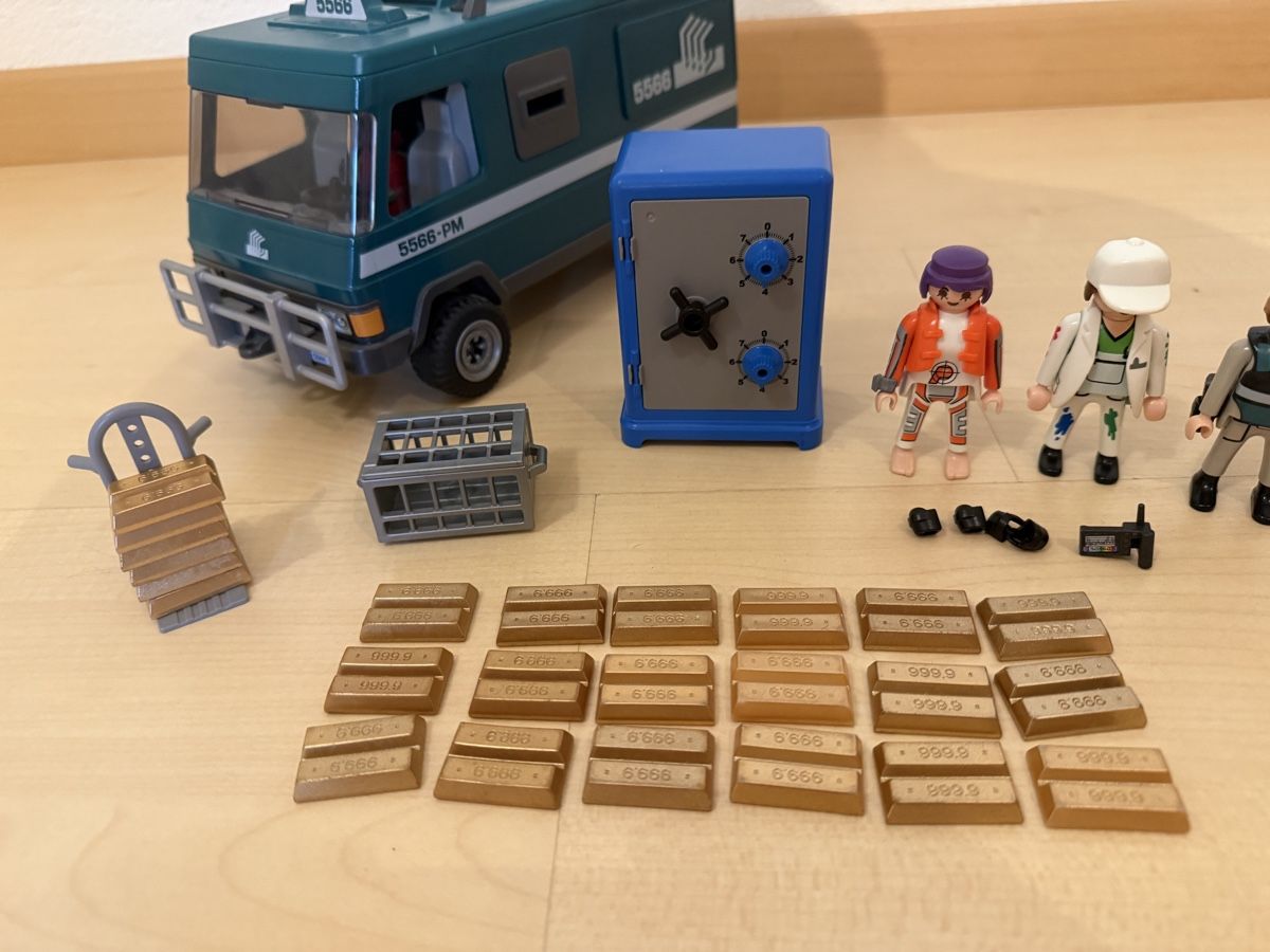 Playmobil Giocattoli: Playmobil Goldtransporter – Usato da Kaiseraugst venduto da FlohmarktMassa 1