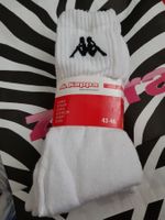3 Paar Kappa Socken weiss Gr. 43-46 Fabrikneu!