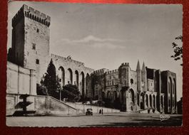 Avignon Papstpalast  Frankreich 1949